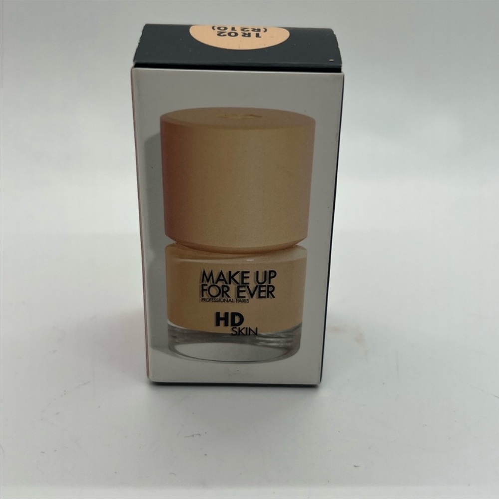 NWT Makeup Forever HD SKIN Waterproof Matte Foundation 1R02 Cool Alabaster 0.4oz